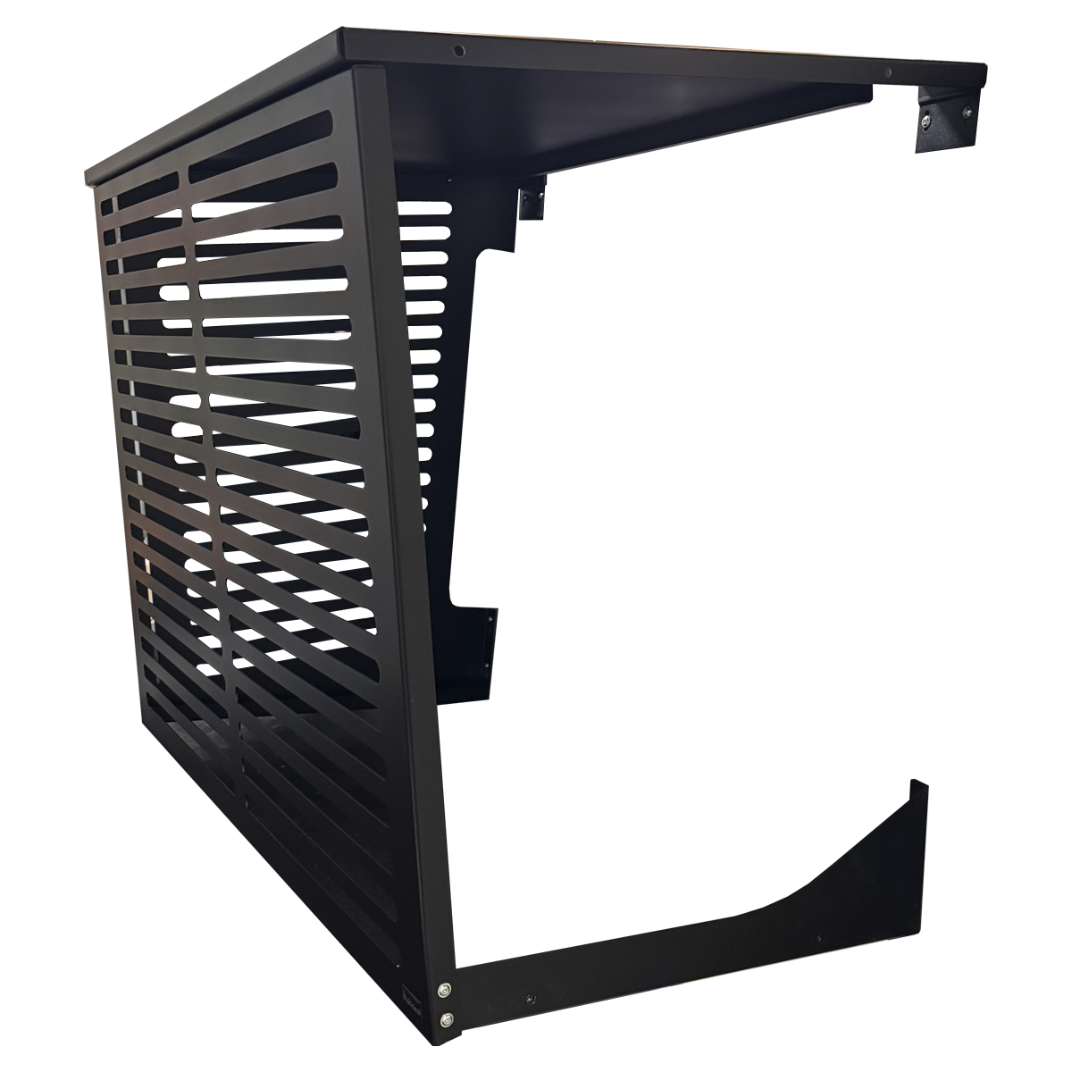 Alumiininen ilmalämpöpumpun suojakotelo, valkoinen