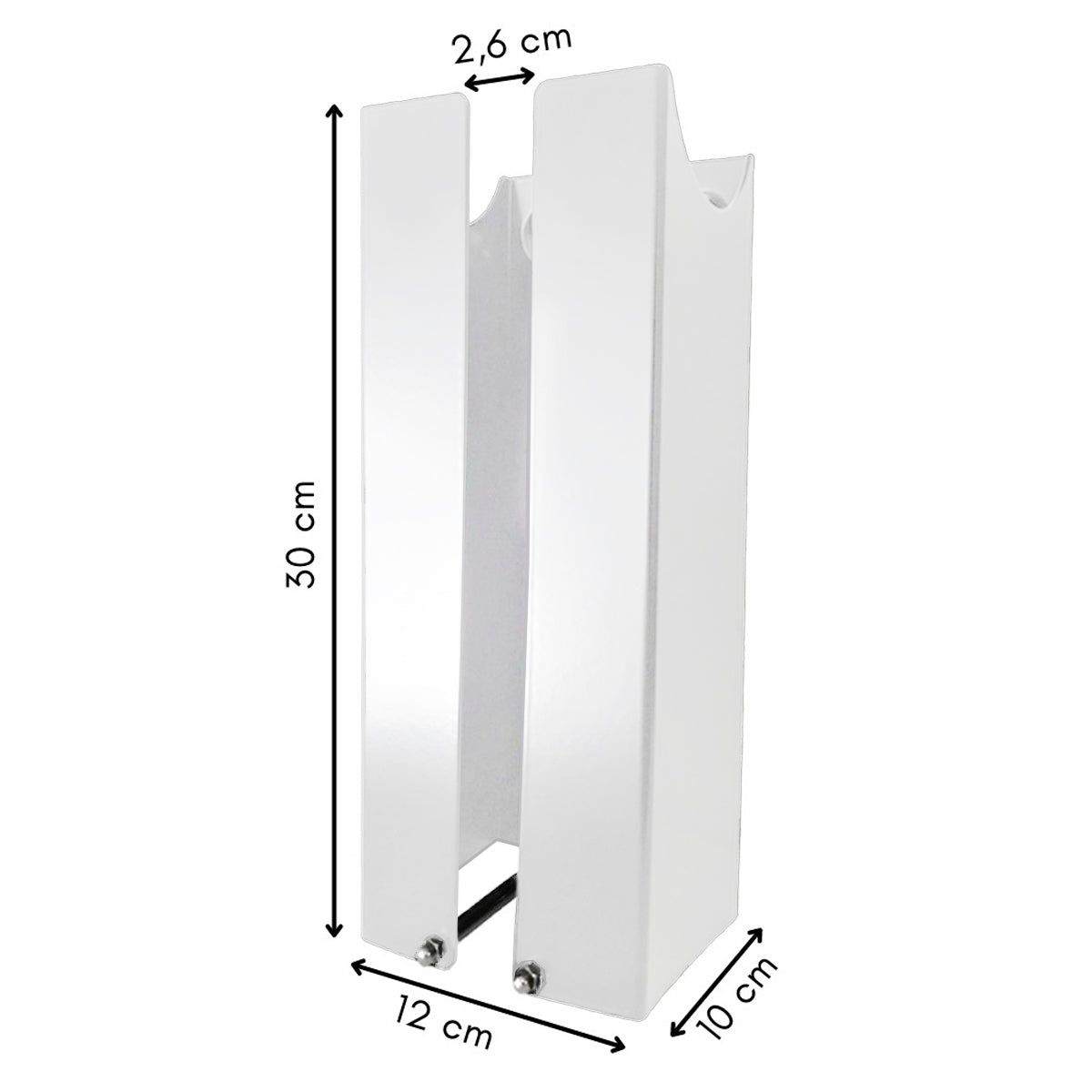 HCH -laturin teline valkoinen 30cm