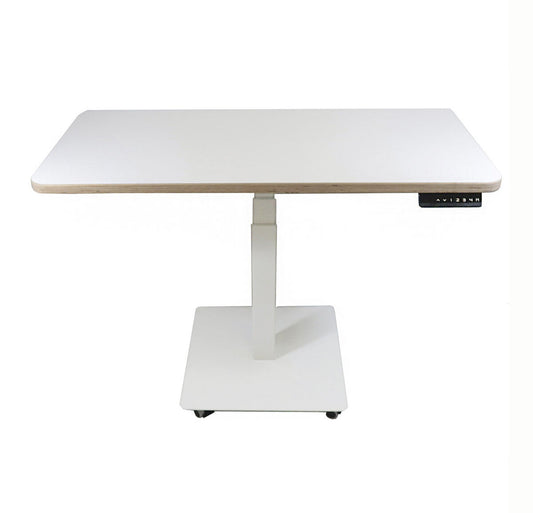 Sähköpöytä 110x60cm, valkoinen