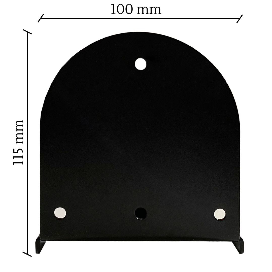 Sähköauton kotilatureiden tarvikkeet: latauskaapelin teline 115 mm x 100 mm.