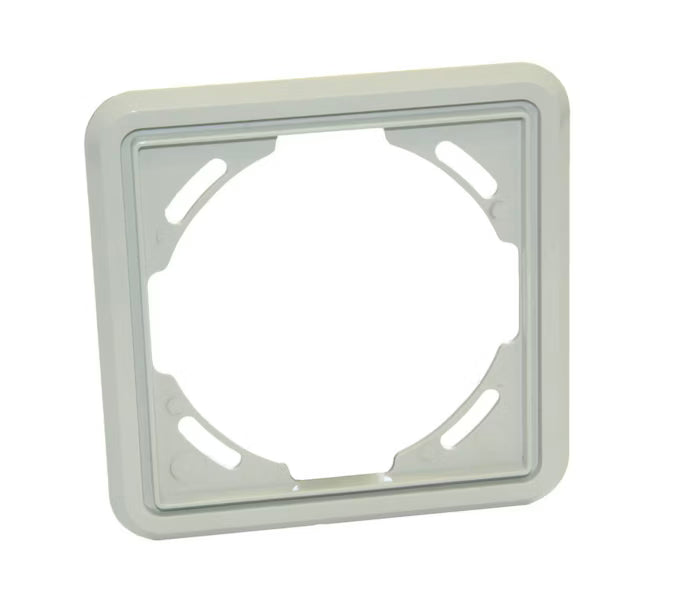 Uppo-asennettava design voimavirtapistorasia, valkoinen