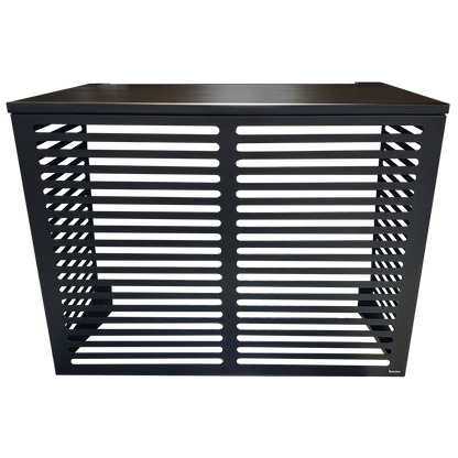 Alumiininen ilmalämpöpumpun suojakotelo, musta