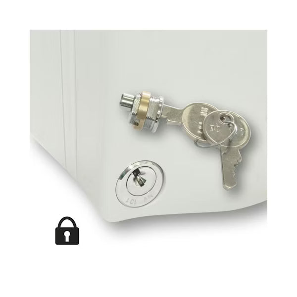 Pinta-asennettava design voimavirtapistorasia, valkoinen