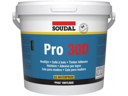 SOUDAL - Puuliima 30D Pro 5kg. Rakennustarvikkeet nopeasti verkosta.