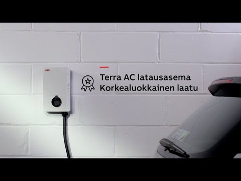 Korkealuokkainen Terra AC latausasema.