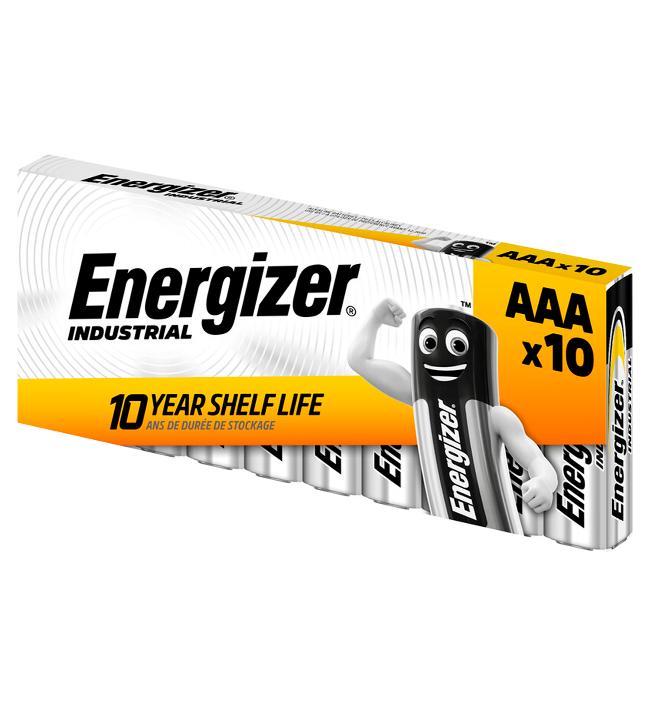 10 kpl Alkaliparisto Energizer Industrial 1,5V AAA/LR3