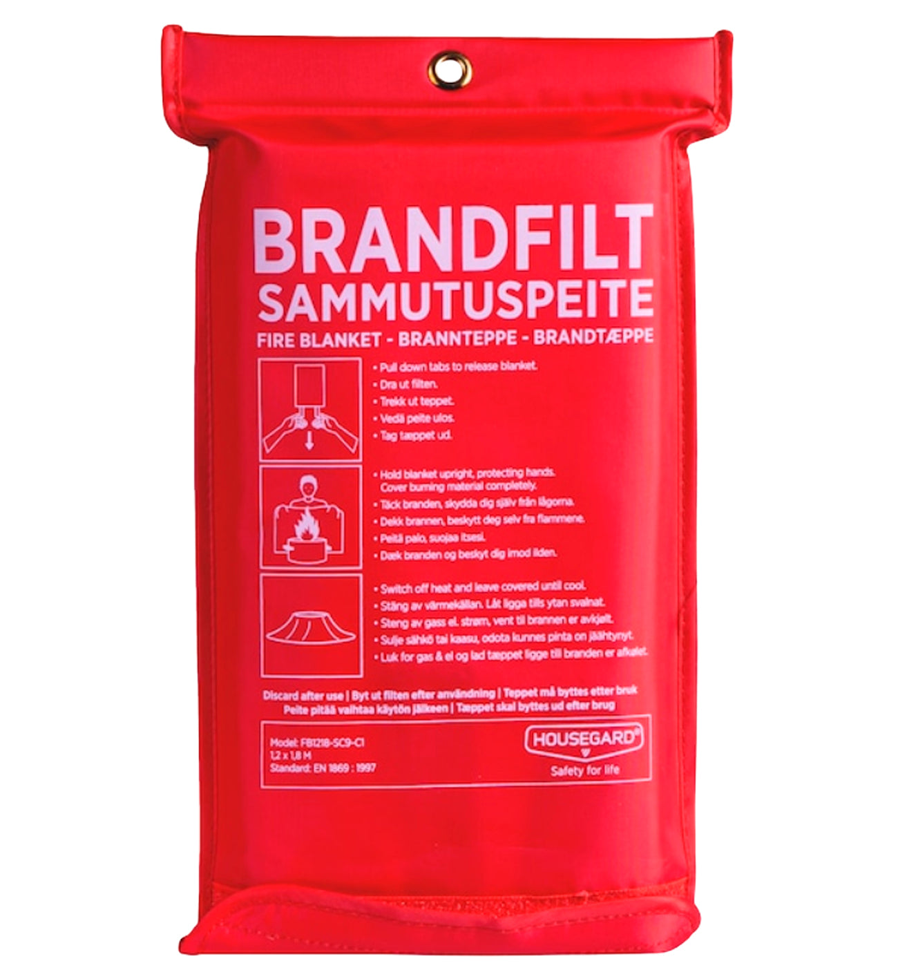 Sammutuspeite silikonipinnoitettu 1,2x1,8m